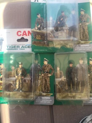 DRAGON CanDo 1:35 Tiger Aces Normandy 1944 9 Figures Read - Image 1 of 4