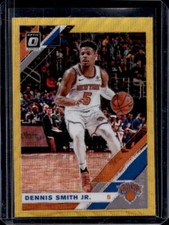 2019-20 Donruss Optic Dennis Smith Jr Gold Wave Prizm #53 Knicks