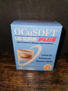 OCuSOFT Lid Wipes Plus - 30 Ct Pre-Moistened Pads Eye Discomfort Eyelid Clenser - Picture 1 of 6