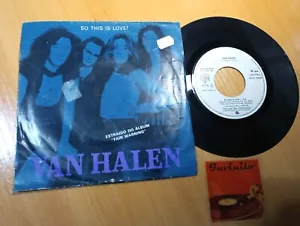 VAN HALEN - SO THIS IS LOVE? 7" vinyl single from Portugal - Picture 1 of 3