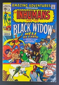Amazing Adventures (1970) #6 en muy buen estado/en buen estado (5,0) Neal Adams Cubierta y Arte Inhumanos - Imagen 1 de 2