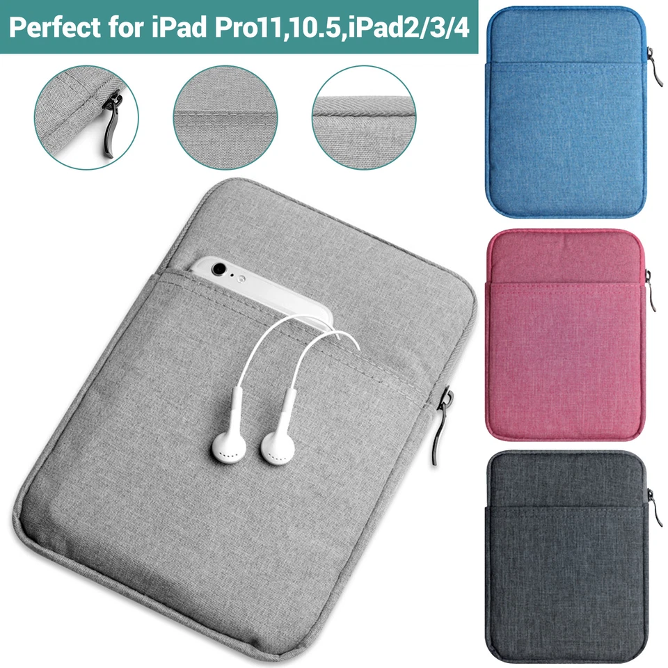 Slim Cover Case Carry Sleeve Bag For iPad Air 11" Pro 11" 2024 Air 4/5th 10.9" - Image 1 of 4