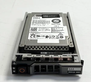 Dell 960GB SAS 12G H8X3X Read Intensive 512e 2.5-inch Internal SSD - Picture 1 of 5