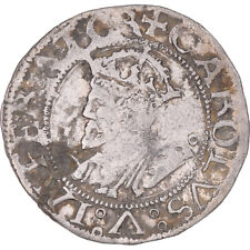[#342141] Coin, FRENCH STATES, Franche-Comté, Carolus, 1544, Besançon, VF, Bil, 