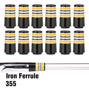 12 Stück .355 Golf Bunter Schaft Eisen Zwinge für Golf Eisen Wedge Schaft - Gelb - Bild 1 von 3