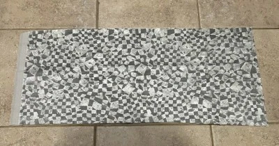 Holly Hunt Great Plains Gemstone Grey Mist Fabric Rectangular Shape 30”x13” New - Image 1 of 4