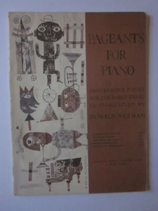 Concursos para piano: concurso de segundo año de Donald Waxman 1958 tapa dura bueno - Imagen 1 de 3