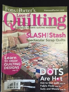 Fons & Porter's Love Of Quilting Magazine January/February 2007 - Picture 1 of 2