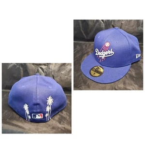 LOS ANGELES DODGERS MLB NEW ERA 59FIFTY FITTED HAT ASG PALM TREES Size 8 - Picture 1 of 9
