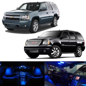 Kit de paquete de 16 bombillas interiores LED azules para Tahoe Yukon 2000-2014 - Imagen 1 de 4