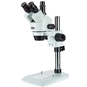 AmScope 7X-45X Stereo Zoom Industrial Inspection Microscope w 14" pillar Stand - Picture 1 of 4