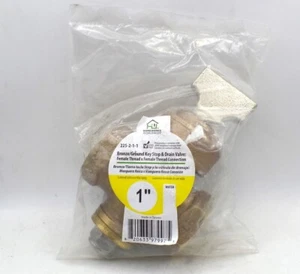HOMEWERKS 225-2-1-1 1 IN. FIP X 1 IN. FIP BRONZE GROUND KEY STOP AND WASTE VALVE - Picture 1 of 3