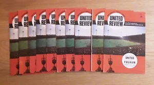Manchester United 1967/68 Selection of Home League Programmes from menu - Picture 1 of 13