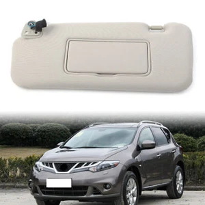 1 Stück graue linke Sonnenblende passend für Nissan Murano 2009-2014 96401-1AA1B - Picture 1 of 11