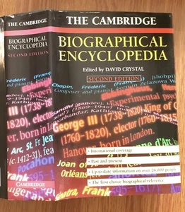 CAMBRIDGE BIOGRAPHICAL ENCYCLOPEDIA  Reference Book HCDJ - Picture 1 of 4