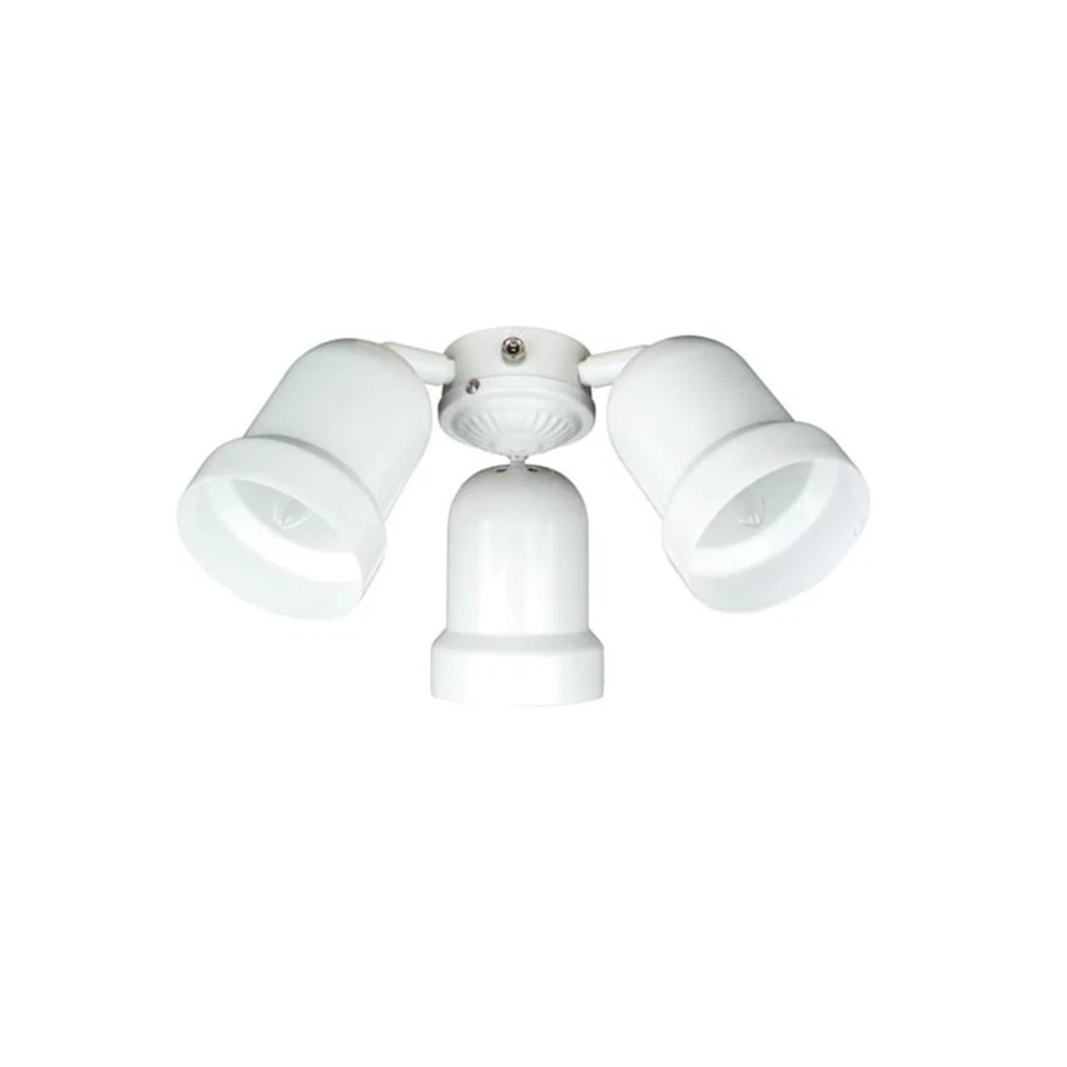 Sunset Lighting 3-Light White LED Ceiling Fan Light Kit F7783-30-MB-LED - Image 1 of 1