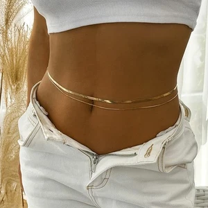 Stylish Metal Waist Chain with Unique Design and Eye Catching Tassel for Women - Picture 1 of 20