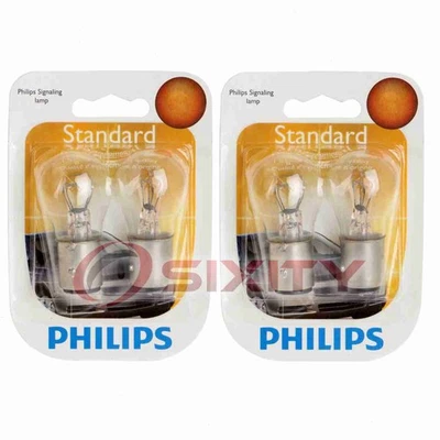 2 bombillas traseras Philips para Ford Aerostar Escort EXP Tempo Topaz fs Foto 1 de 4