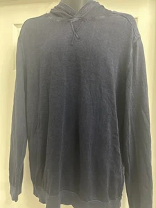 John Varvatos  Hoodie Mens  Blue  Pullover Cotton XL - Picture 1 of 10