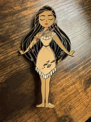 GlitchPins Sleeping Doll Pocahontas Disney Fantasy Pin - Image 1 of 4
