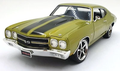Acme 1/18 Scale Diecast A1805525 1970 Chevrolet Chevelle SS Restomod - Green - Image 1 of 4