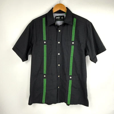 Howler Brothers Shirt Mens Medium Guayabera Verde Collection Austin FC - Image 1 of 4