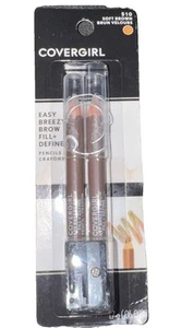 Covergirl Easy Breezy Brow Fill Define Brow Pencil 510 Soft Brown Sharpener - Picture 1 of 2