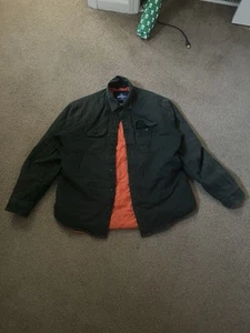 Old Navy military green and orange reversible jacket - Picture 1 of 2