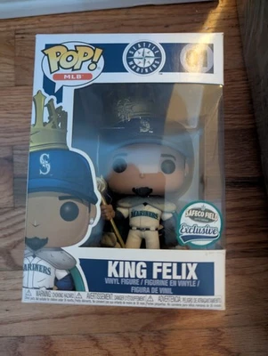 Felix Hernandez Seattle Mariners MLB Funko Pop! #1 King Felix Safeco Field 2017 - Image 1 of 2