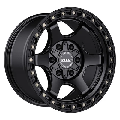 Dropstars 604SB Wheels 17x9 (-12, 5x139.7, 78.1) Black Rims Set of 4 - Image 1 of 3