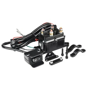 250A 12V Winch Solenoid Relay Contactor Winch Rocker Thumb Switch with Mounti... - Picture 1 of 8