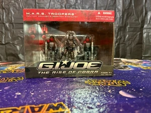 G.I. JOE -MARS Troopers 3 Pack Rise of Cobra ARAH Hasbro 2008 BRAND NEW! SEALED! - Picture 1 of 8