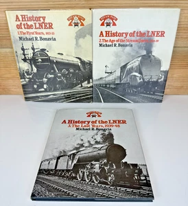 A History Of The LNER Vol 1-3 Complete Set London North Eastern Railway Hardback - Imagen 1 de 10