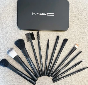 New Mac Makeup 12-Piece Brush Set Brush Twelve Iron Box Set - Bild 1 von 5