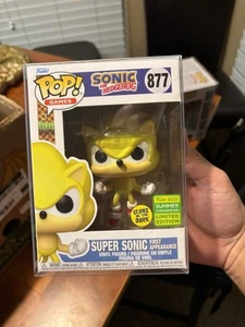 Funko Pop! Sonic the Hedgehog - Super Sonic Primera aparición SDCC GITD - Imagen 1 de 6