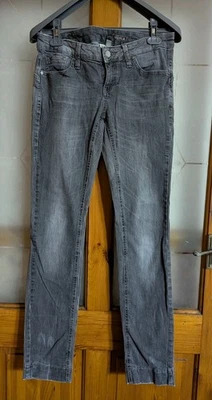 Mango Size 12 Light Black Denim Straight Leg Nicola Jeans - Image 1 of 4