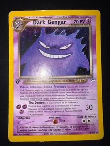 Pokemon 2002 Dark Gengar Holo 1 Prima Edizione Neo Destiny Wotc Italiano - Bild 1 von 3