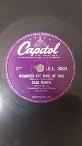 Dean Martin, Change Of Heart/Memories Are Made Of This, 78 RPM Record - Picture 1 of 15