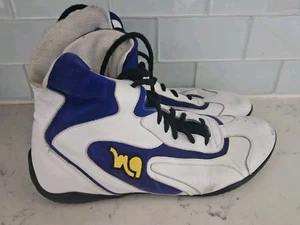 MQ Racing Racing Shoes Blue & White Size 46, (13 US) Made In Italy - Bild 1 von 7