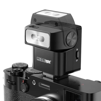 MEDAlight F2S Mini Flash Light Speedlite for Ricoh Canon Sony Fuji Nikon Camera - Image 1 of 4