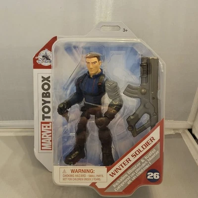 Caja de juguetes Marvel Disney #26 SOLDADO DE INVIERNO con bláster y cuchillo nueva sellada  Foto 1 de 4