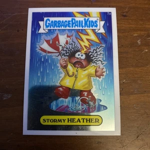 GPK Card Garbage Pail Kids Stormy Heather #7a 2013 Chrome Series 1 GPK - Picture 1 of 2