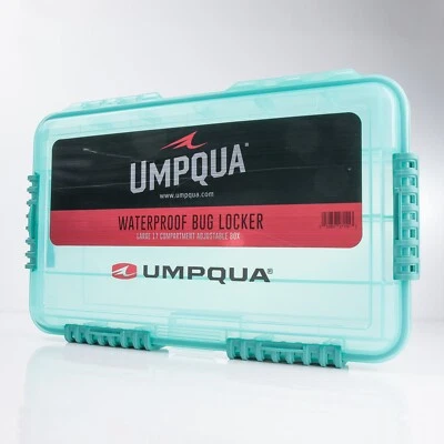 Caja impermeable para barco Umpqua Bug Locker - Grande - Aqua - Opciones de envío gratuitas Foto 1 de 4