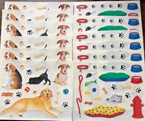Creative Memories All Dog Stickers - Set of 12 Block Strips - NLA - Picture 1 of 3