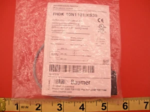 Sensor fotoeléctrico Baumer FHDK 10N1101/KS35 sd 20-120 mm 3 pines 10-30vdc pluma nuevo - Imagen 1 de 3