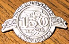 VICTORIA FIRE Department 150th Anniversary B.C. Lapel Pin