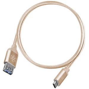 Silverstone SST-CPU05G-500 (Oro) Cable Reversible USB-C a USB TIPO-A (0,5 m) - Imagen 1 de 2