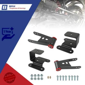 Steel 2"-4" Drop Shackles Hangers Lowering Kit For Dodge RAM 2500 3500 94-02 New - Picture 1 of 10