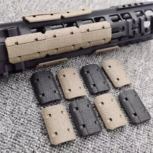 BK/DE M-lok Rail Cover 12 Piece Polymer Mlok System Covers Fit Mlok Rail System - Picture 1 of 15