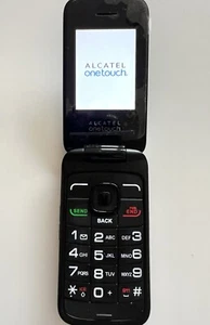 Alcatel OneTouch Fling 2017B - Black (Sprint) Retro flip cell Phone - Afbeelding 1 van 16